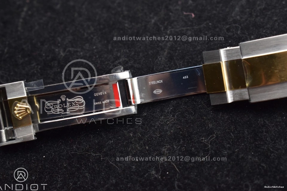 A2824 Black Tone YG SS Best Edition SS Upgraded V Sea-Dweller on Two GMF Bracelet 1061 YG Dial 126603 0203